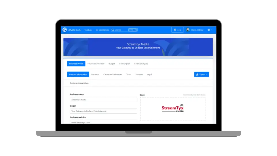 Elevate Guru portal